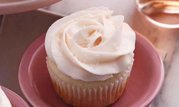 First Friday: Rosé Champagne Cupcakes