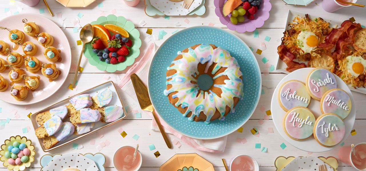Mother’s Day Brunch Idea: Watercolor Sweets
