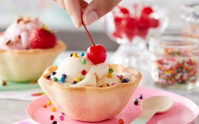 How to Make Edible Cookie Bowls!