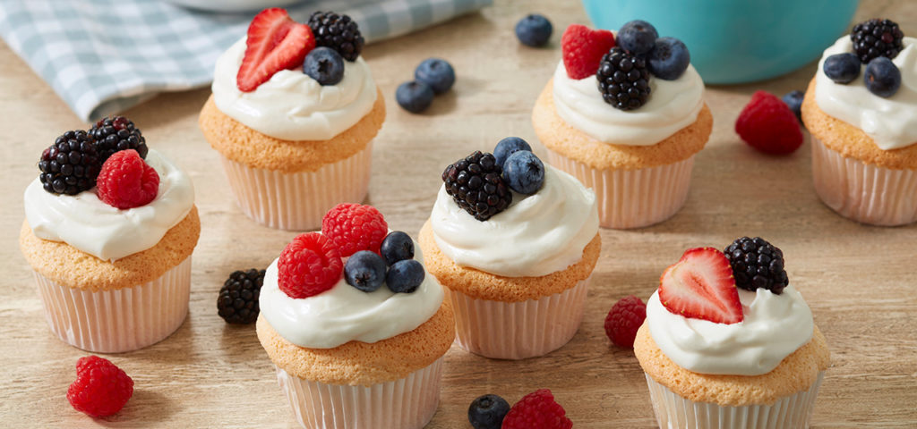 5 Angel Food Cupcakes and Ideas