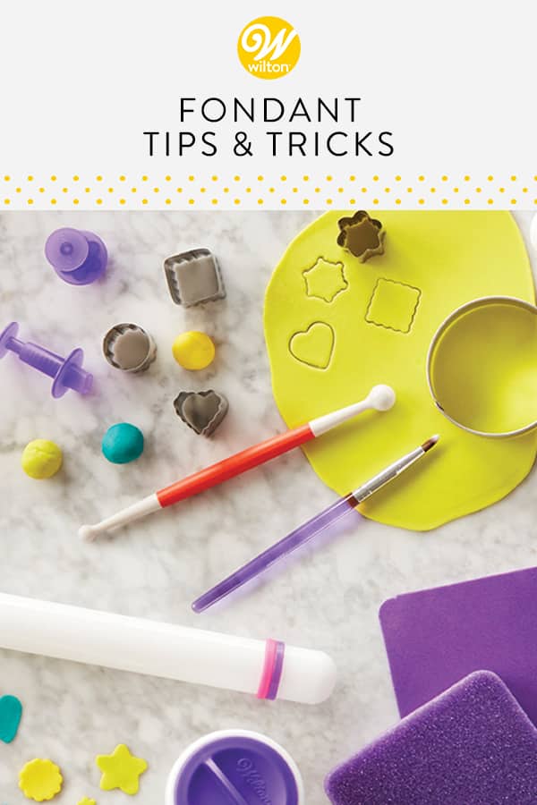 Wilton fondant Tips and Tricks Pinterest Pin