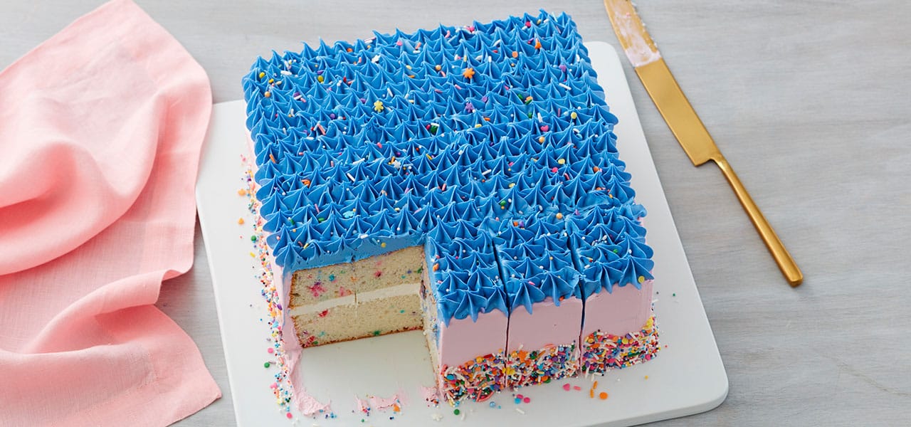 How to Cut a Square Cake