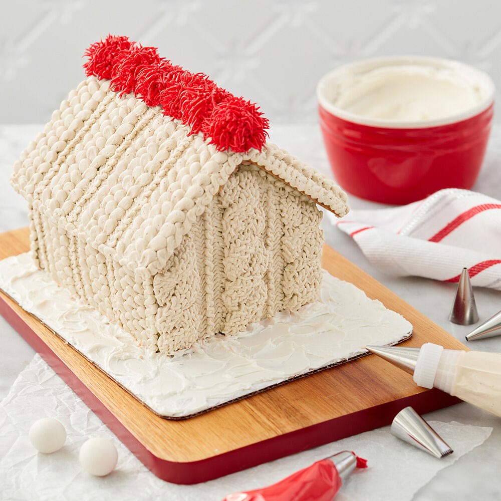 Knit-gingerbread-house