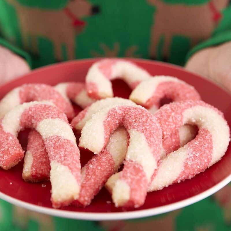 candy cane cookies