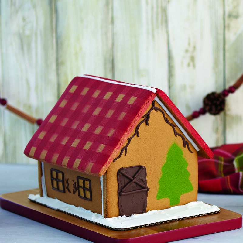 rustic gingerbread house