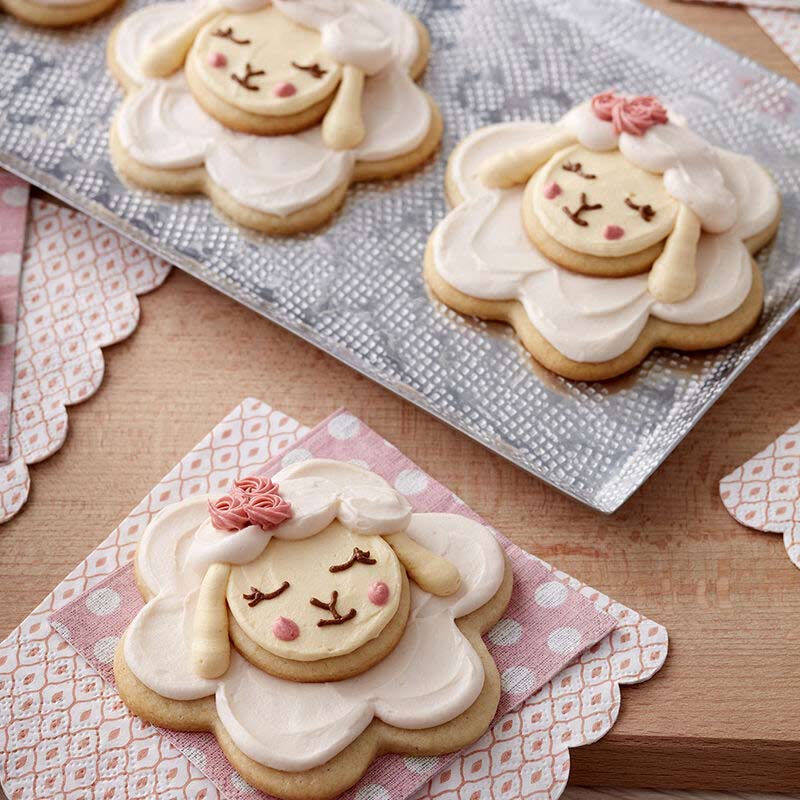 Lamb-Cookies Sweet little lamb face cookies