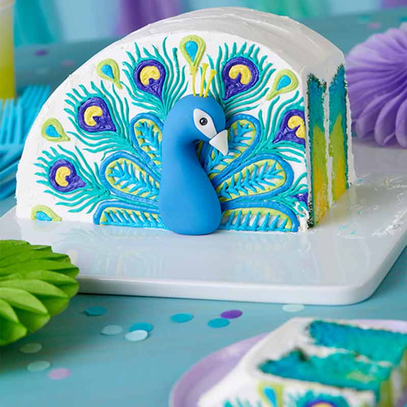 peacock-cake