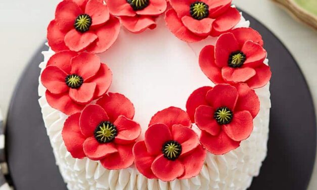 How to Make a Pretty Poppy Cake