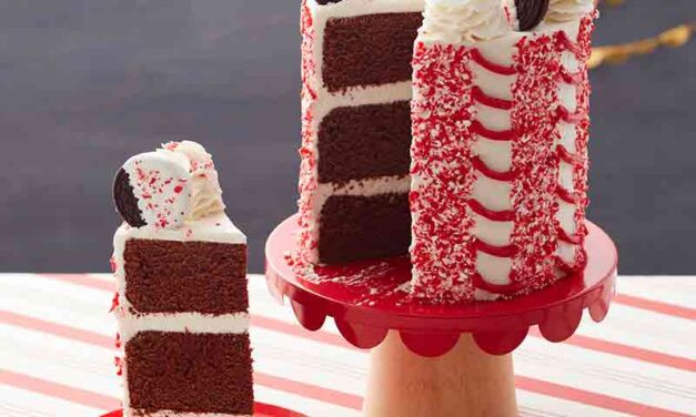 Chocolate Peppermint Cake with Peppermint Buttercream