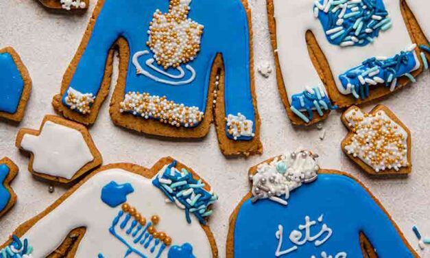 Ugly Hanukkah Sweater Cookies