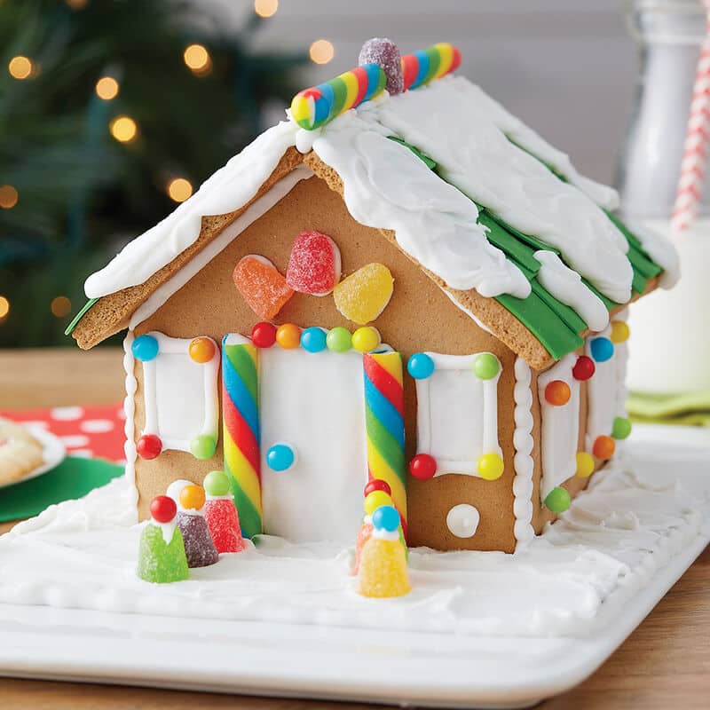 White Polka Dot Christmas tree Cookies