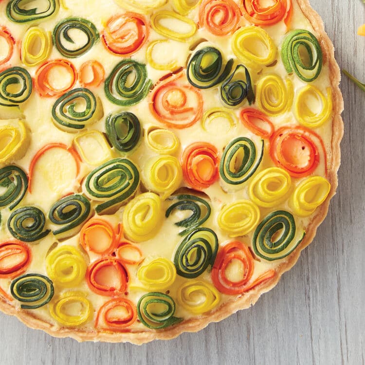 rose-vegetable-quiche Mini Ham and Cheese Quiches