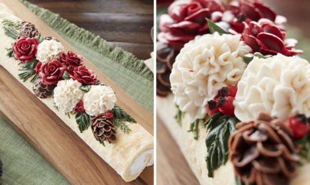 Yule Log Cake (Bûche de Noël)