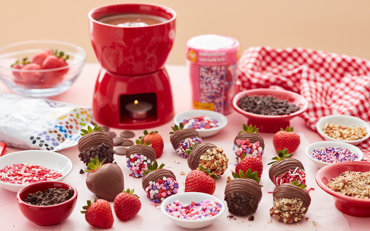 strawberry-fondue