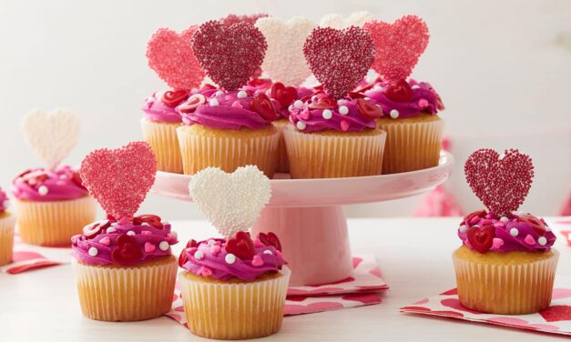 Sprinkled with Love Valentine’s Day Cupcakes