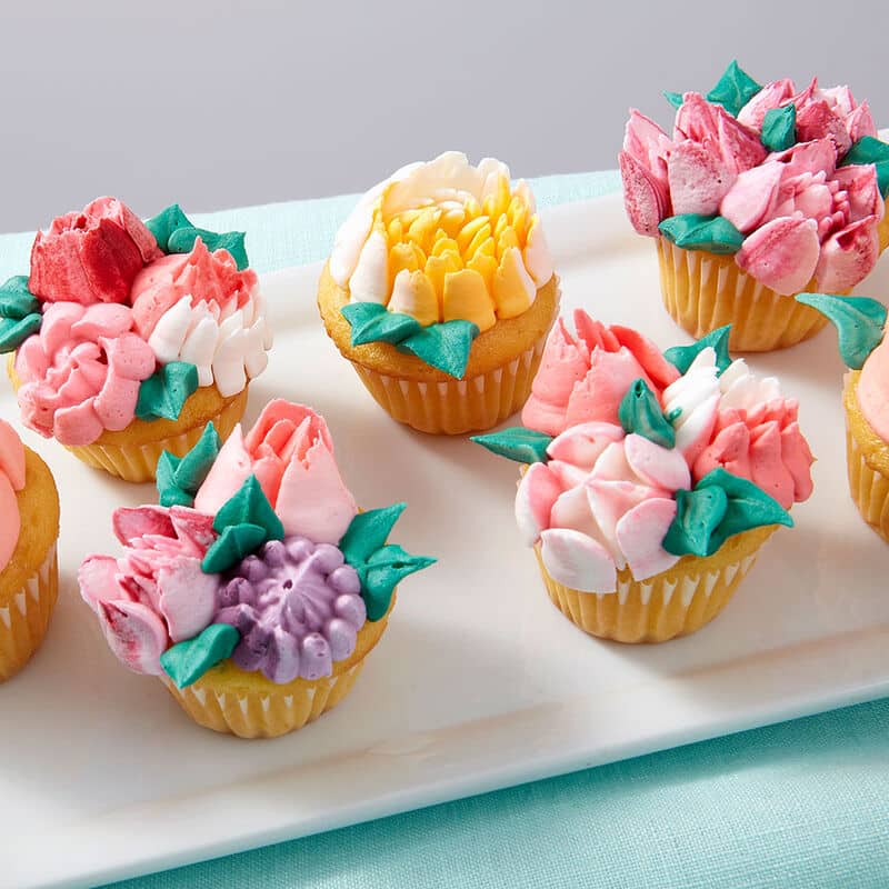 mini easy bloom cupcakes easy bloom mini cupcakes