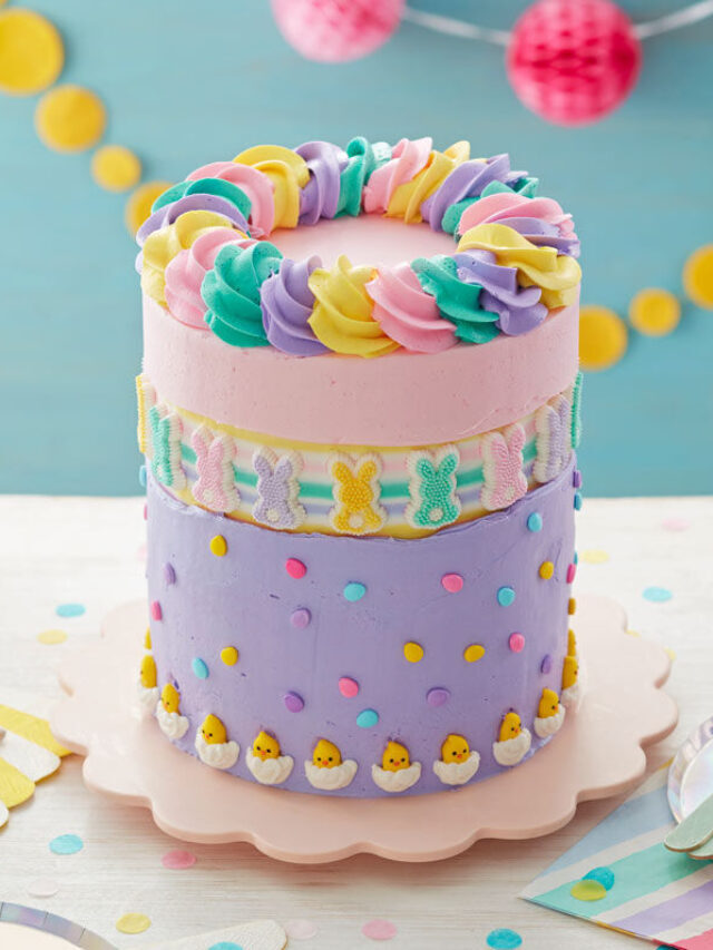 10 Fun & Colorful Easter Cakes