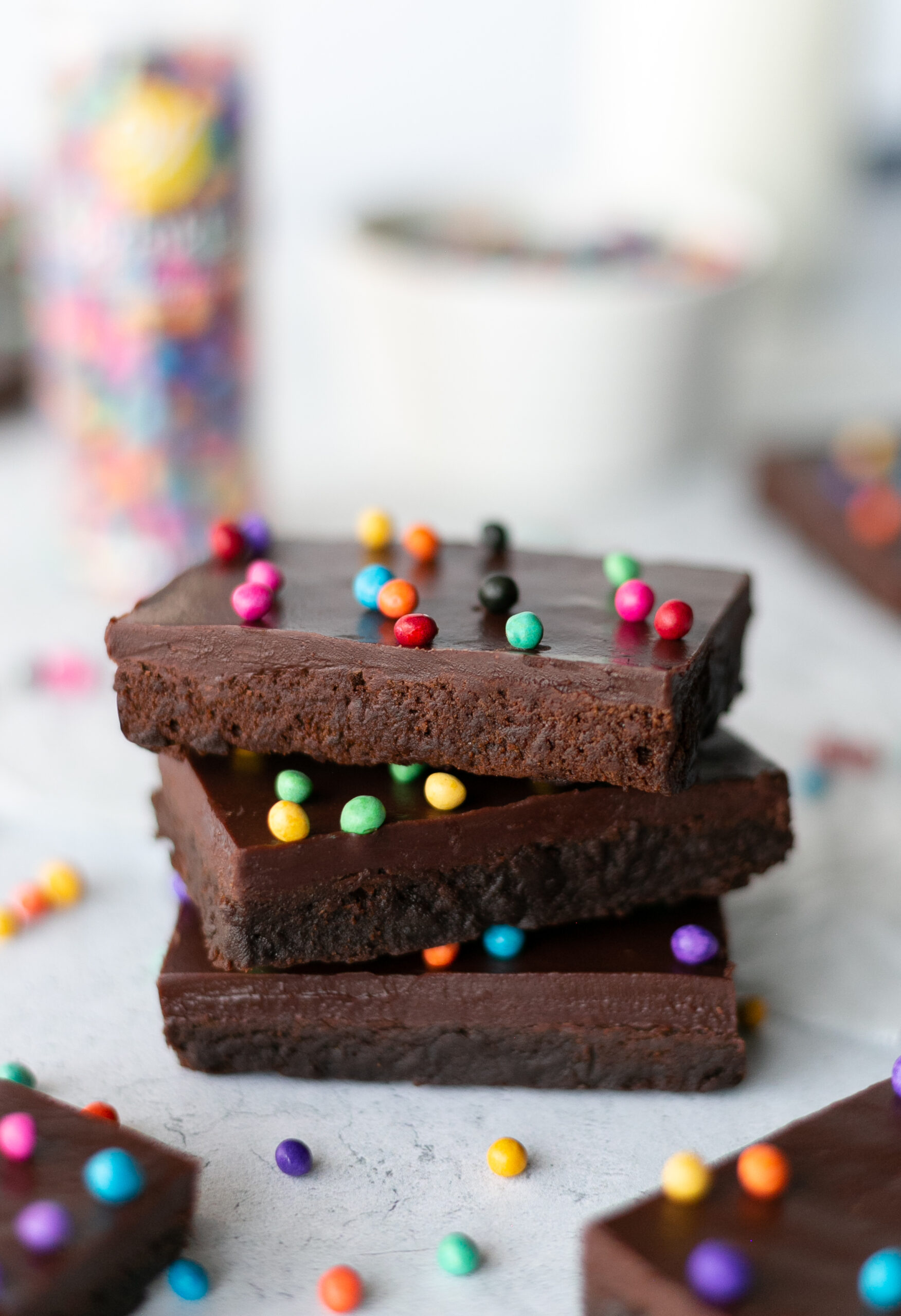 Rainbow Chip Brownies from Wilton