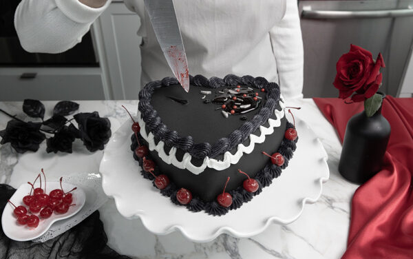 Black Heart Revenge Cake